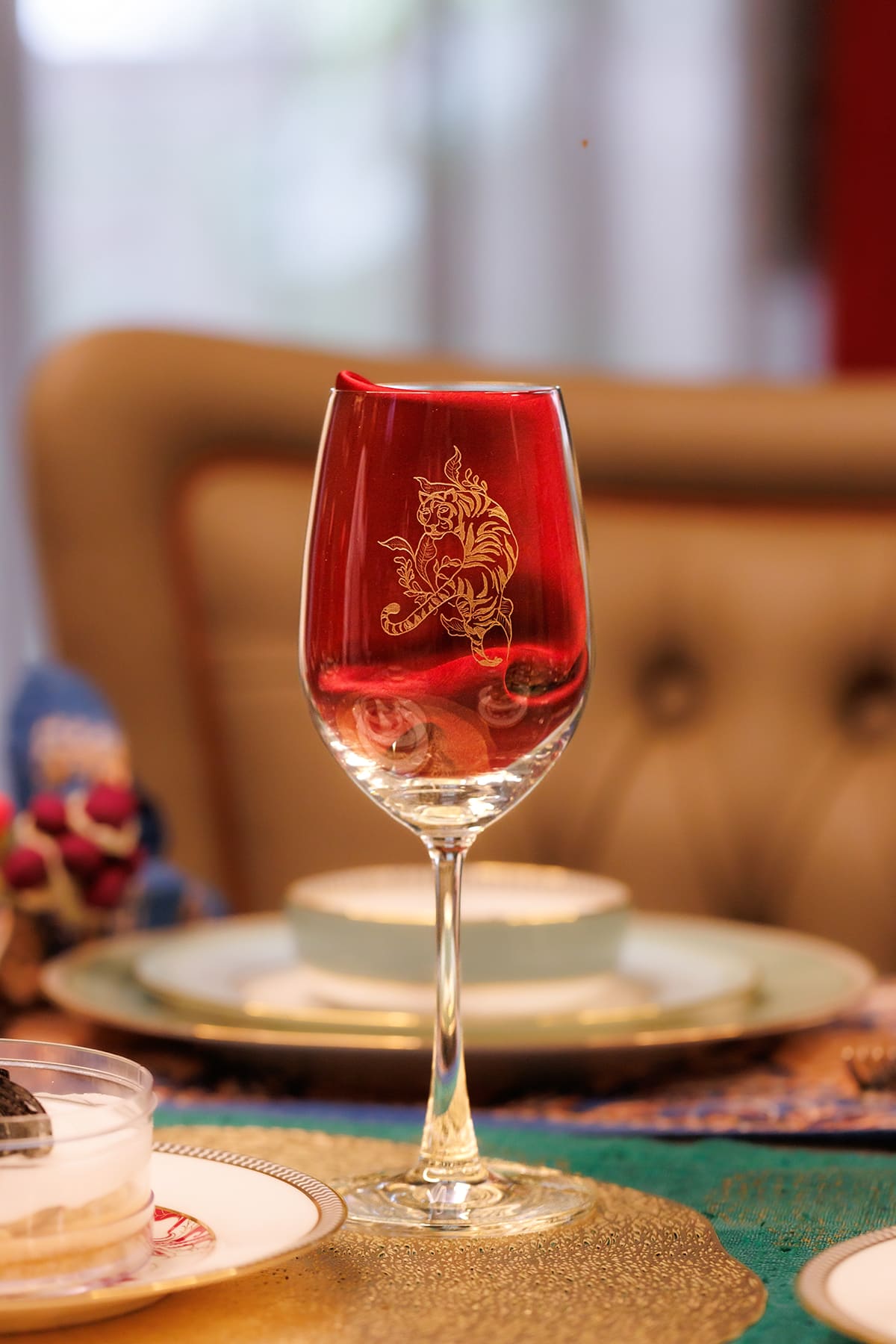The Royal Bagh (Tiger) Wine Glass