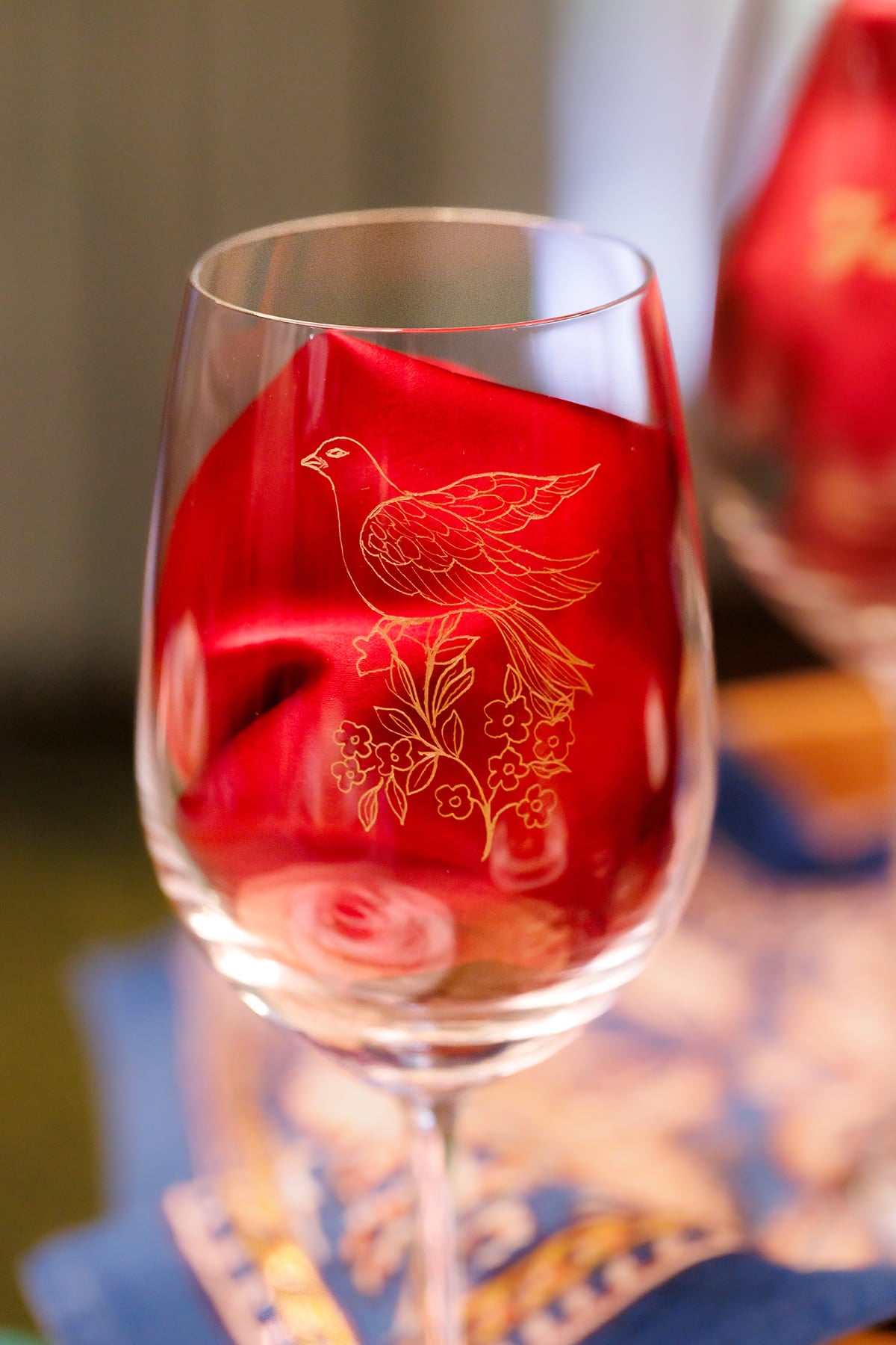 The Little Whisperer Wine Glass