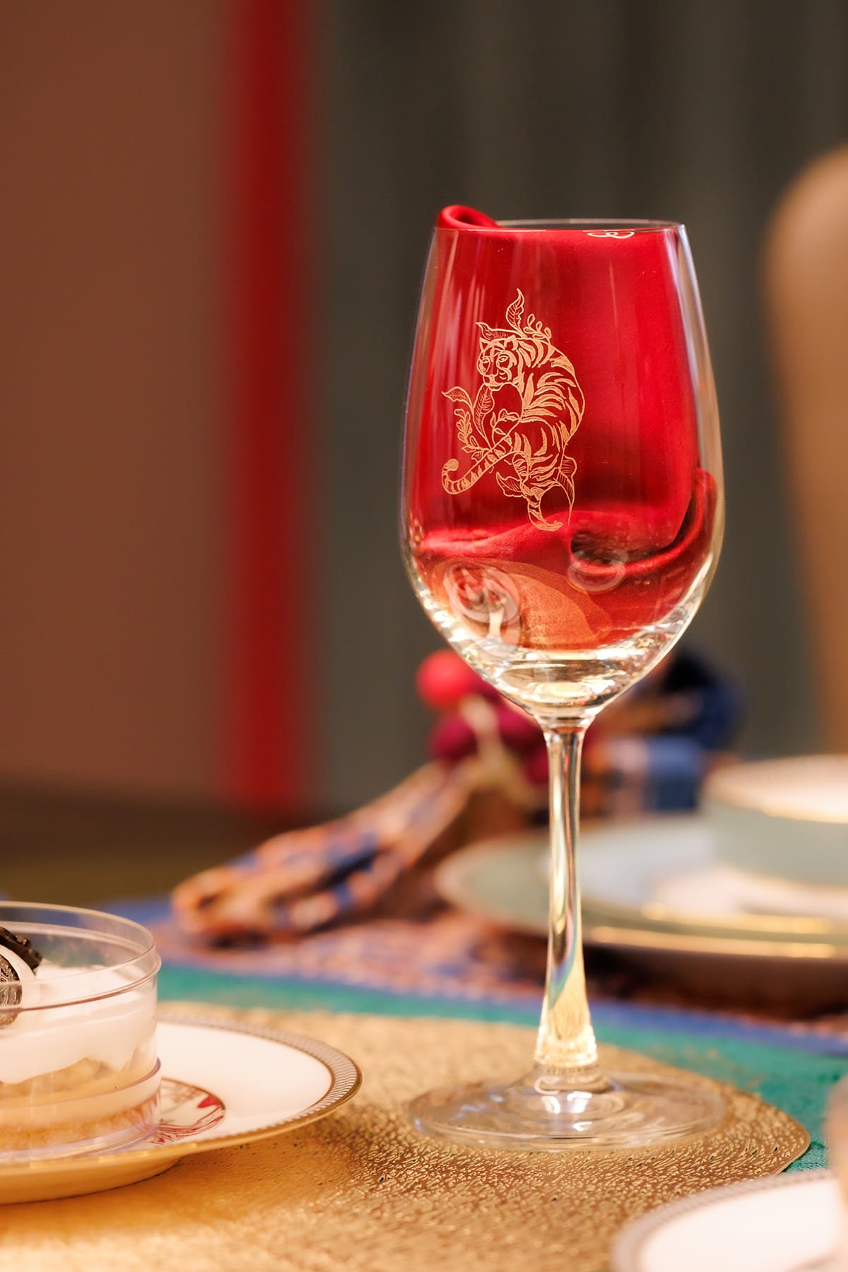 The Royal Bagh (Tiger) Wine Glass