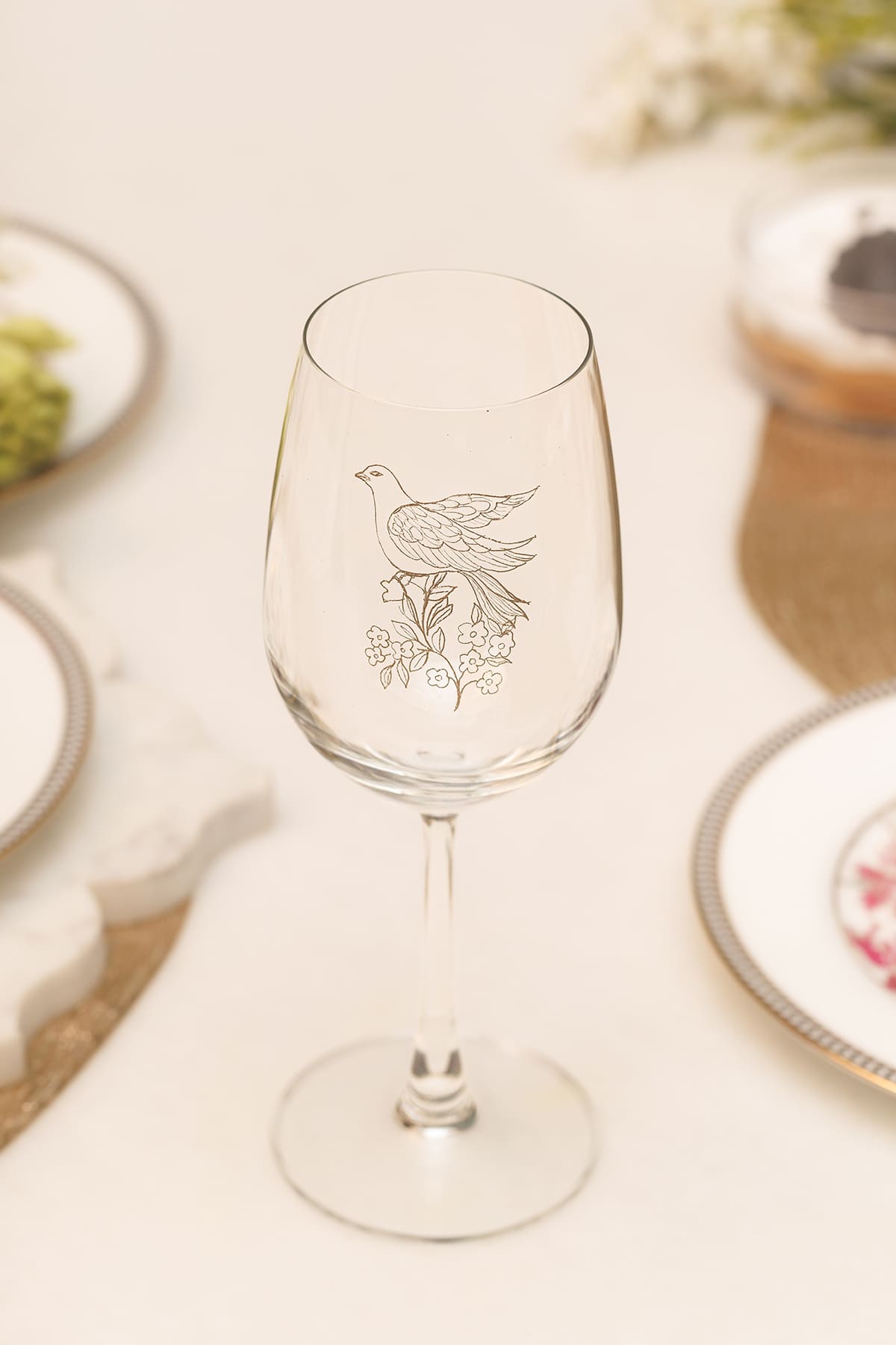 The Little Whisperer Wine Glass