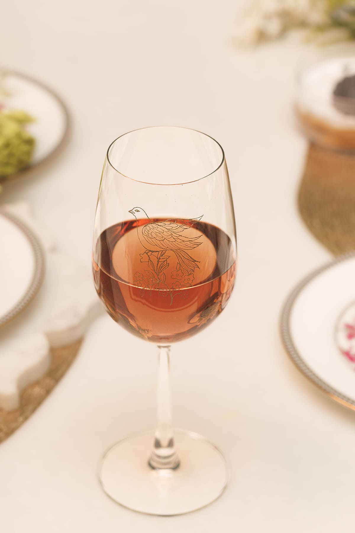 The Little Whisperer Wine Glass