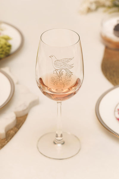 The Little Whisperer Wine Glass