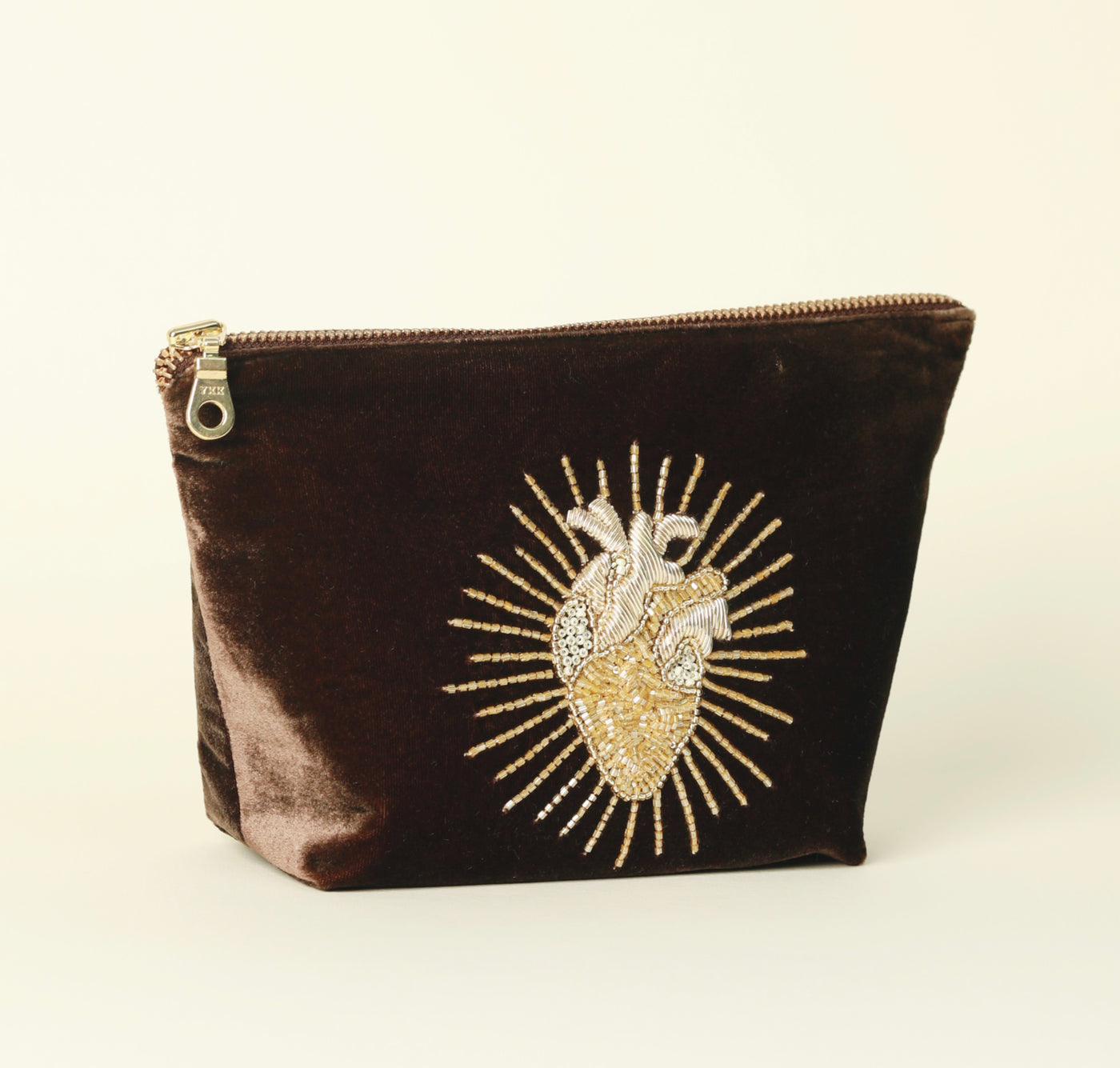 Heart of Gold Luxe pouch