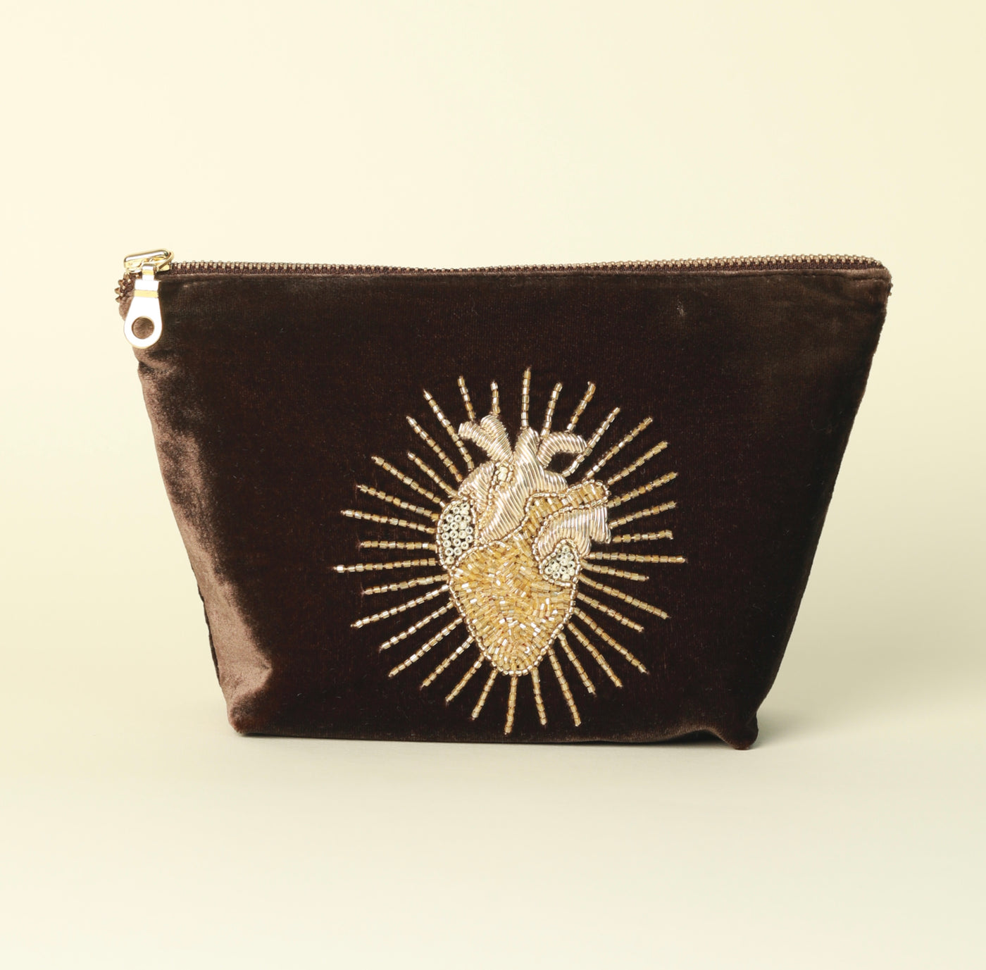 Heart of Gold Luxe pouch