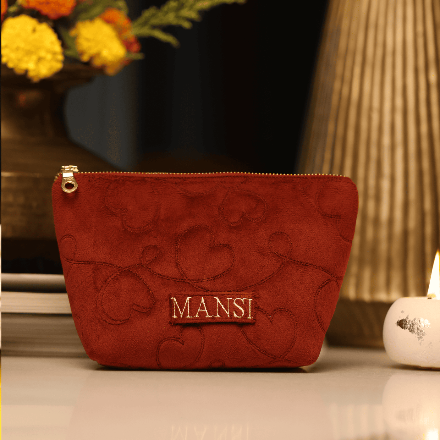 Looped in Love Personalised Vanity Pouch