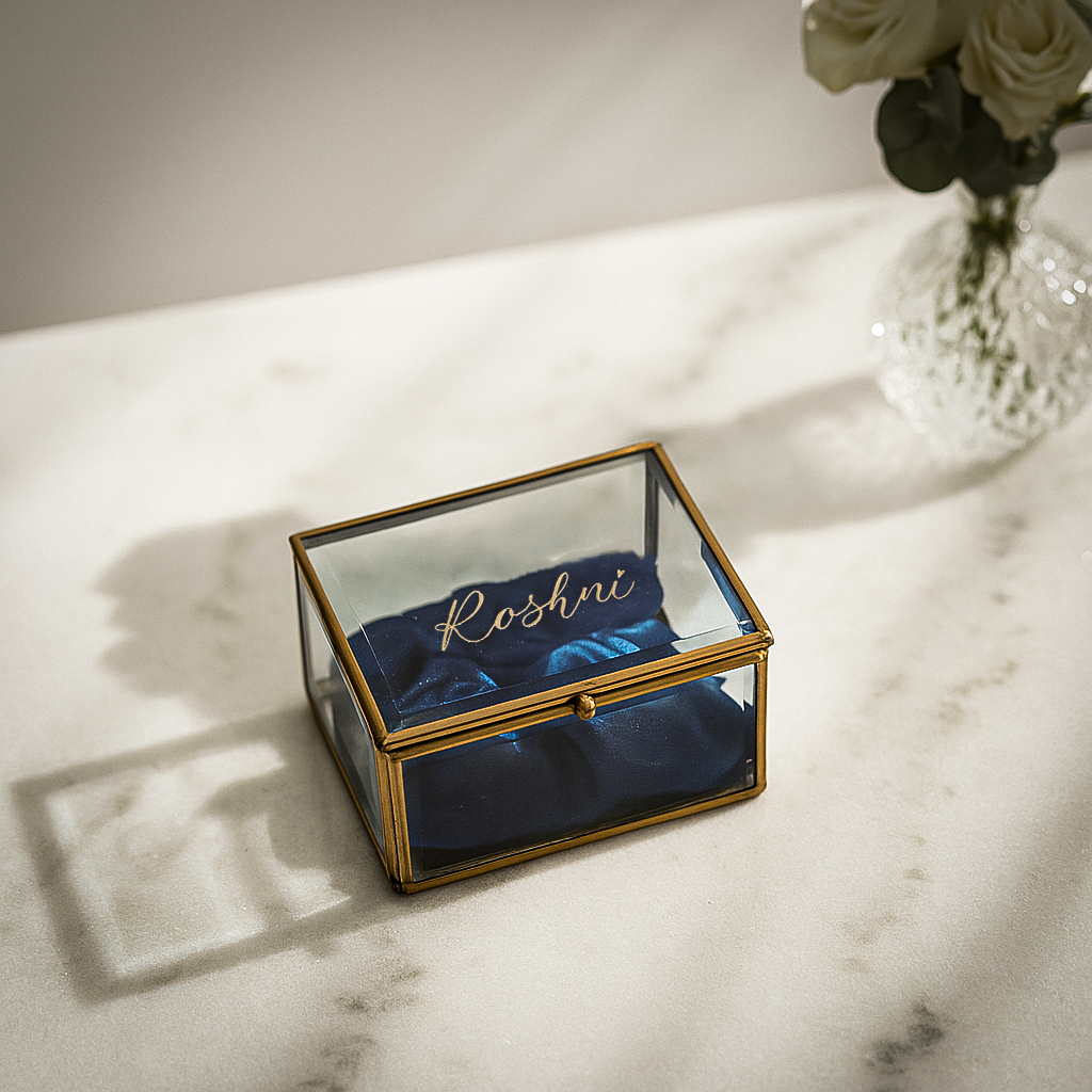 Timeless Glass Trinket Box