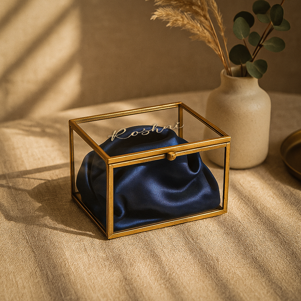 Timeless Glass Trinket Box