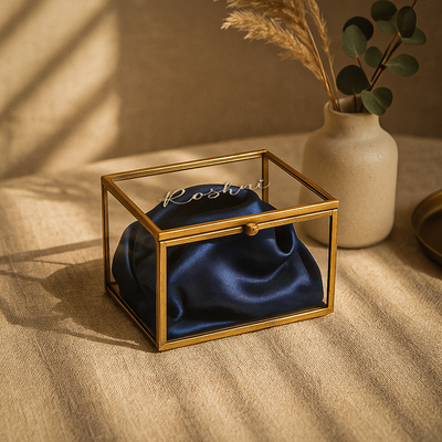 Timeless Glass Trinket Box