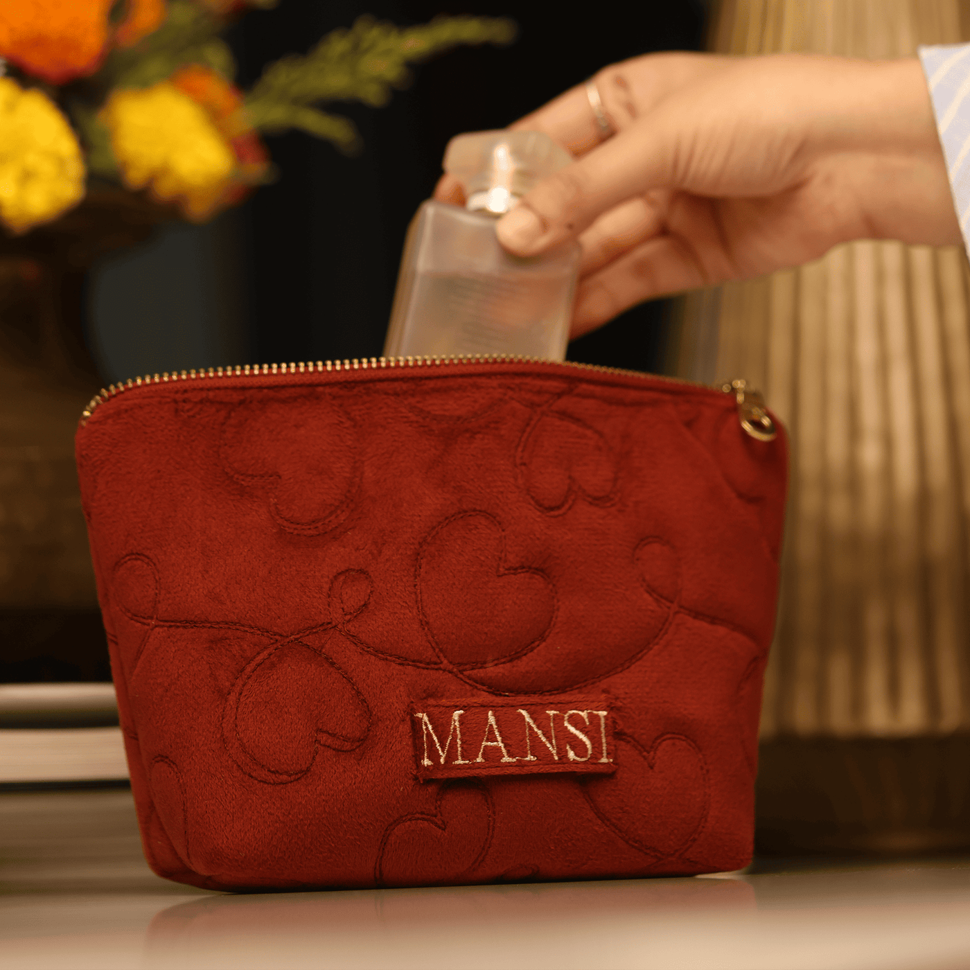 Looped in Love Personalised Vanity Pouch