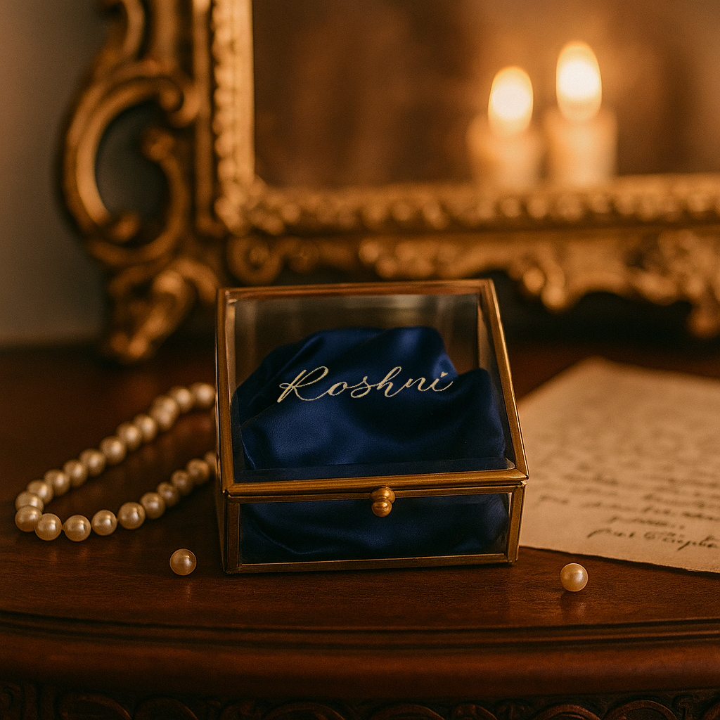 Timeless Glass Trinket Box