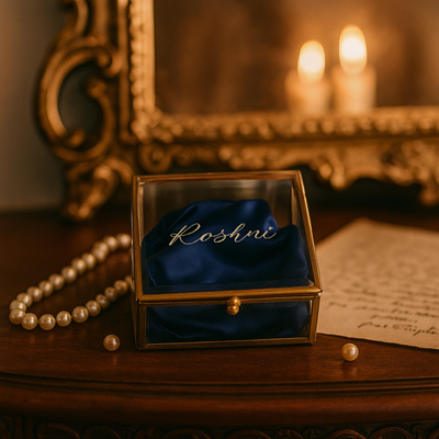 Timeless Glass Trinket Box