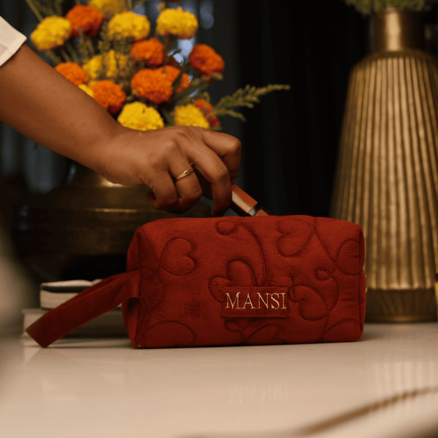 Looped in Love Personalised Utility Pouch