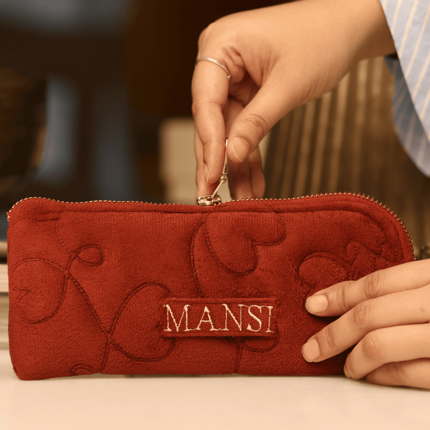 Looped in Love Personalised Sunglass Case