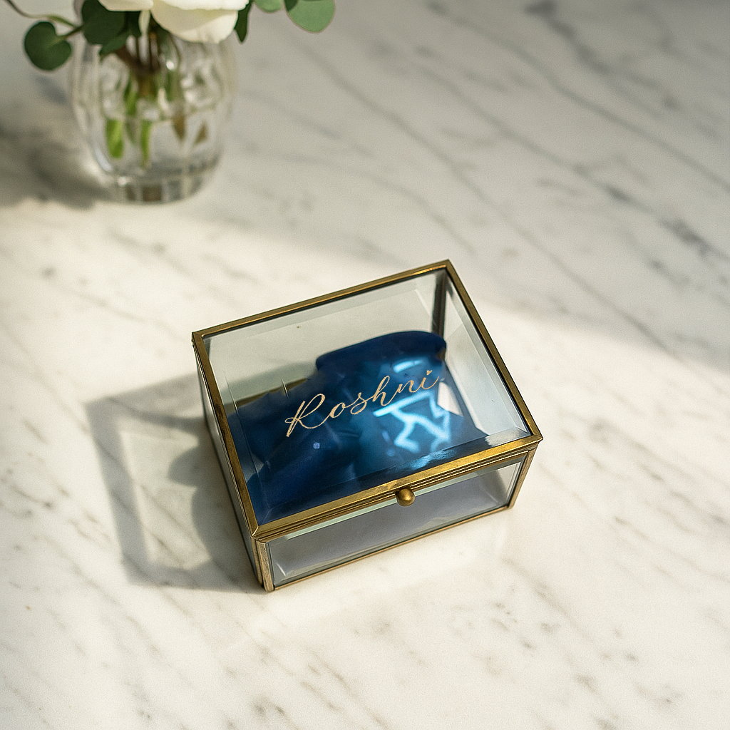 Timeless Glass Trinket Box