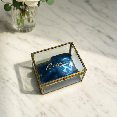 Timeless Glass Trinket Box