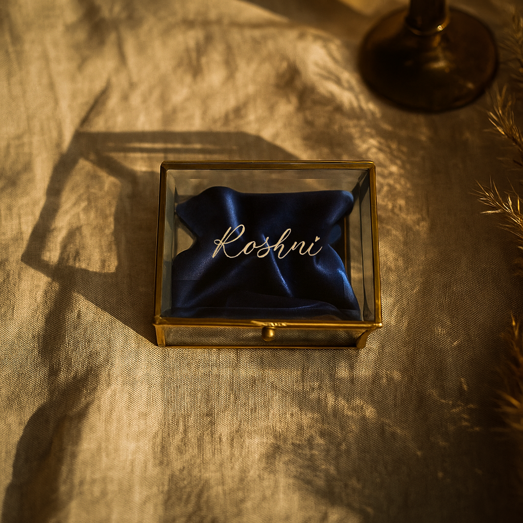 Timeless Glass Trinket Box