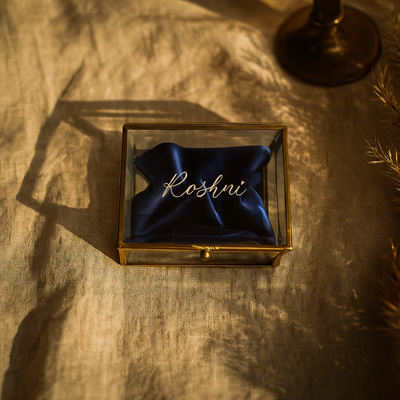 Timeless Glass Trinket Box