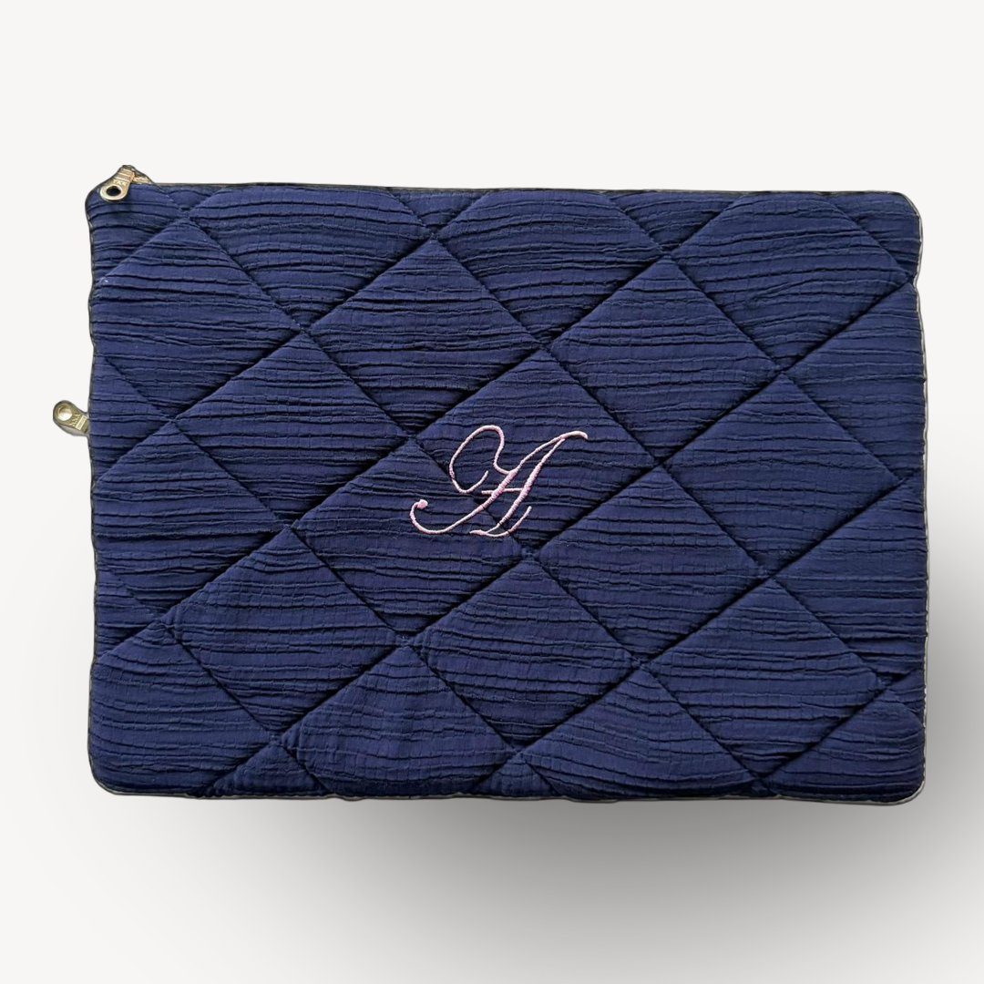 Textured Laptop Sleeve with Initials