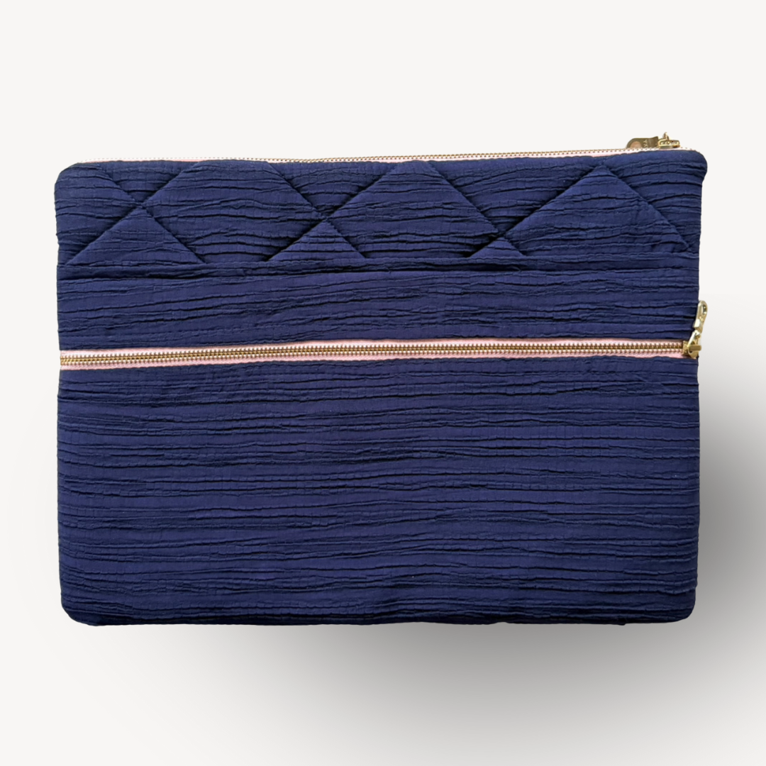 Textured Laptop Sleeve with Initials