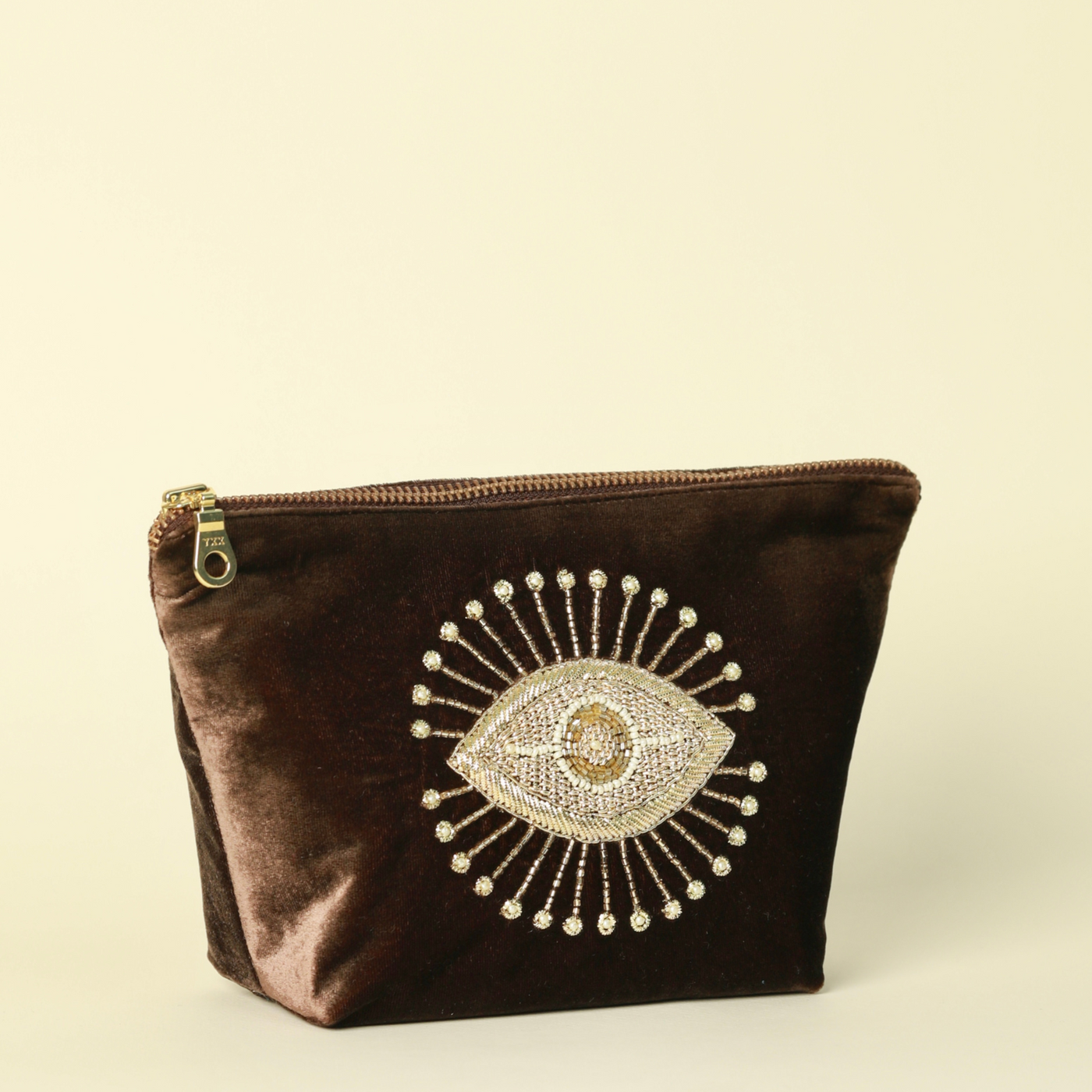 Evil Eye Luxe Pouch - Stylish Protection with Luxury Design