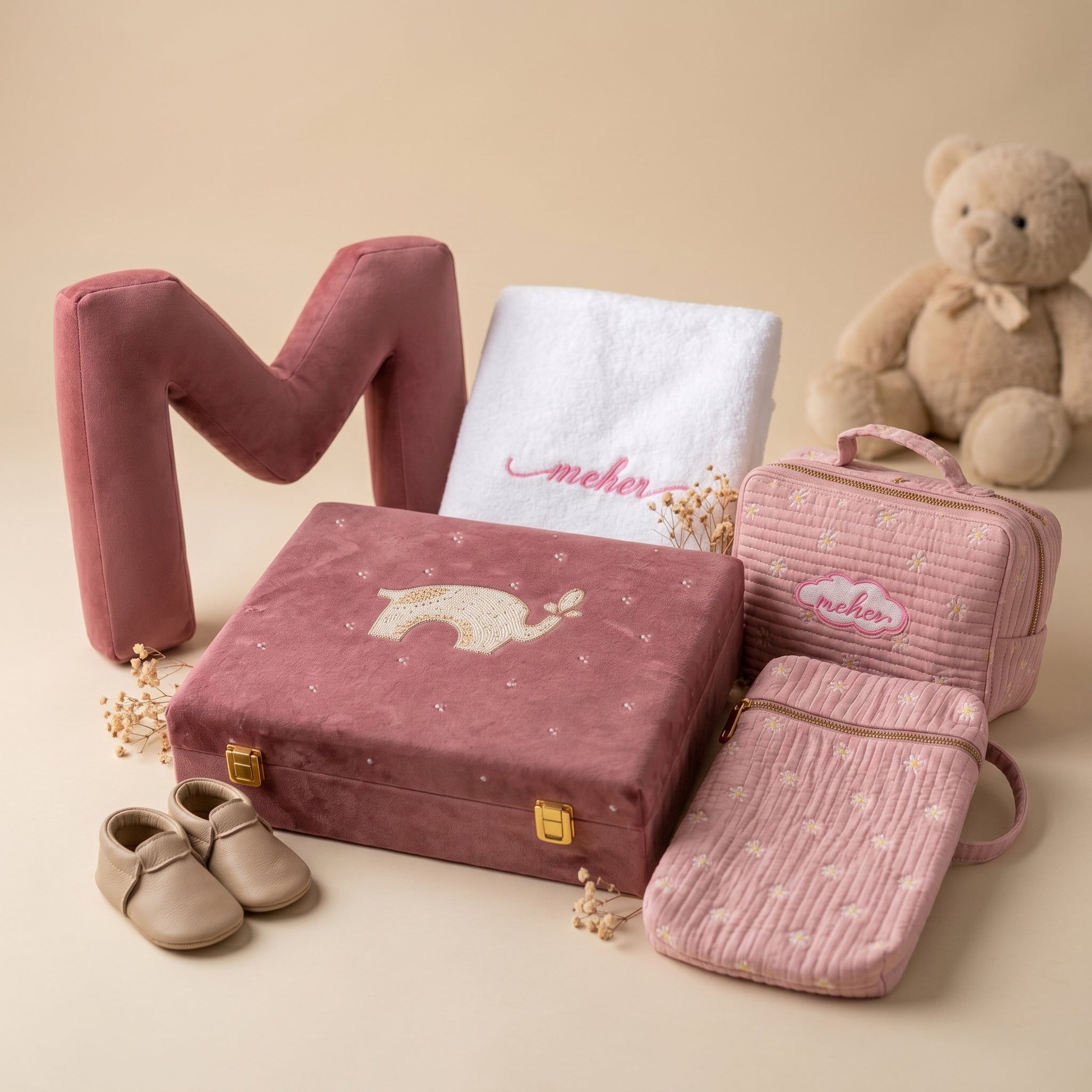 The Tiny Treasures Hamper | Personalised Baby Gift | The Write House ...