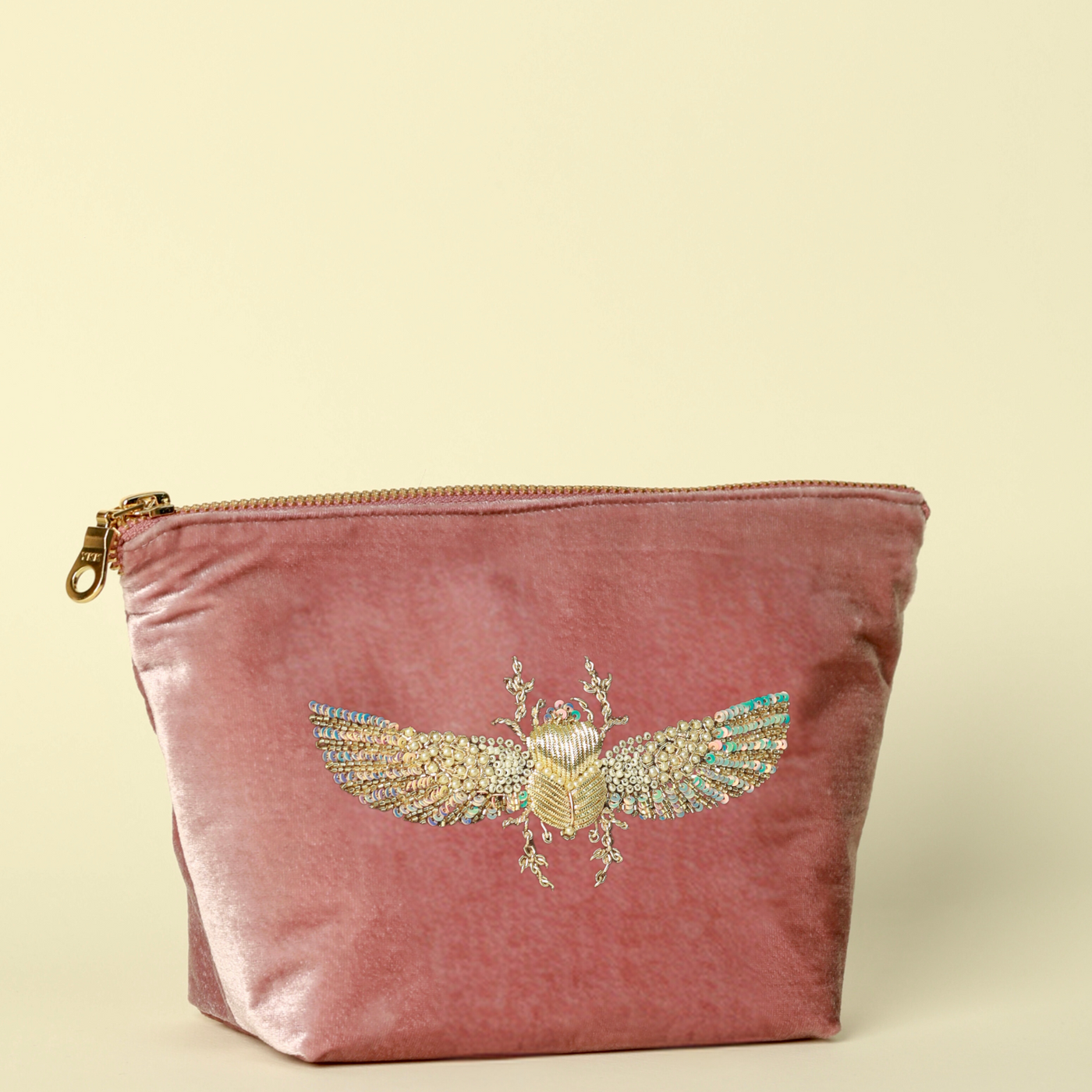 Beetle Hand-Embroidered Luxe Bag