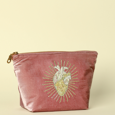 Heart of Gold Luxe pouch