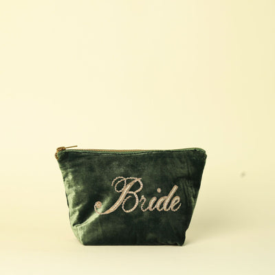 Luxury Bridal 'Bride' Multiutility Pouch