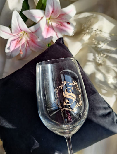 Personalised Logo Wine Glass